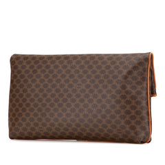 Macadam Coated Canvas Clutch