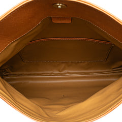 Macadam Coated Canvas Clutch