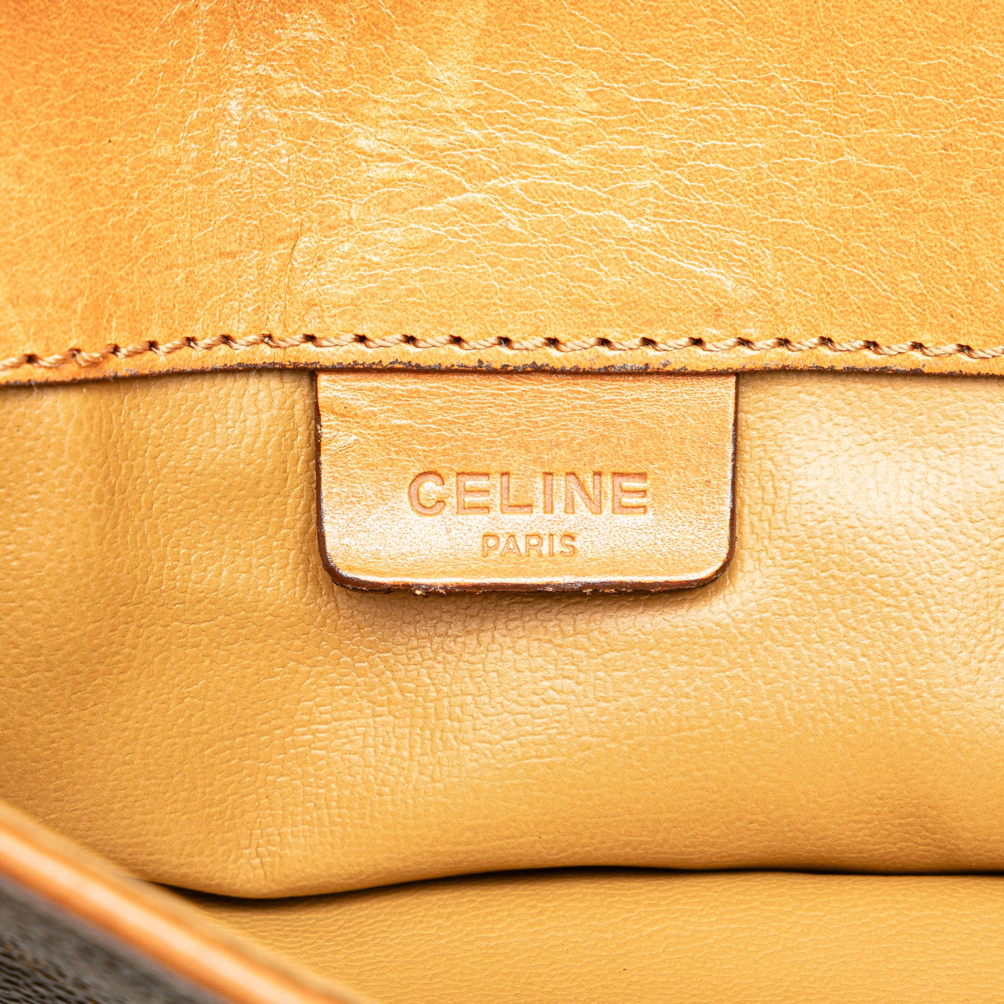 Macadam Coated Canvas Clutch
