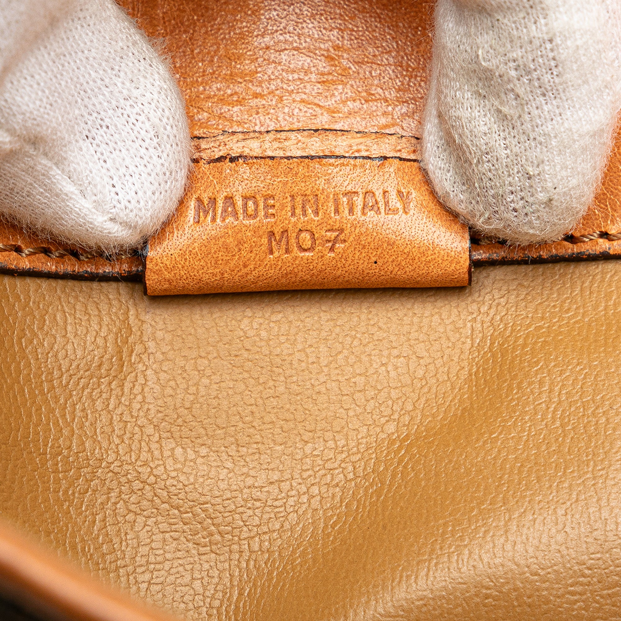 Macadam Coated Canvas Clutch