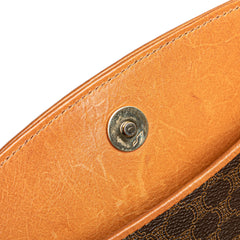 Macadam Coated Canvas Clutch
