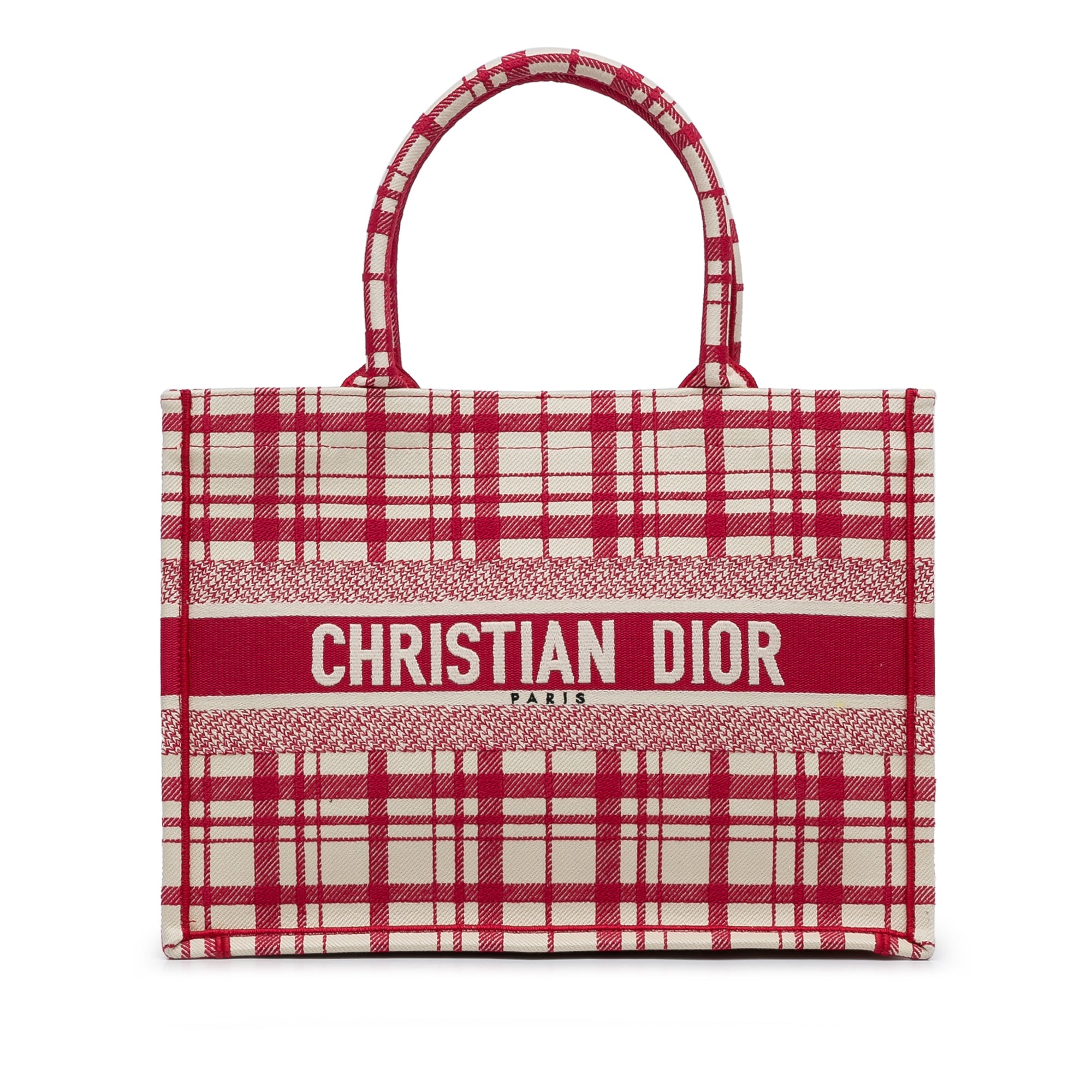 Medium Check'n'Dior Book Tote