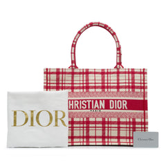 Medium Check'n'Dior Book Tote