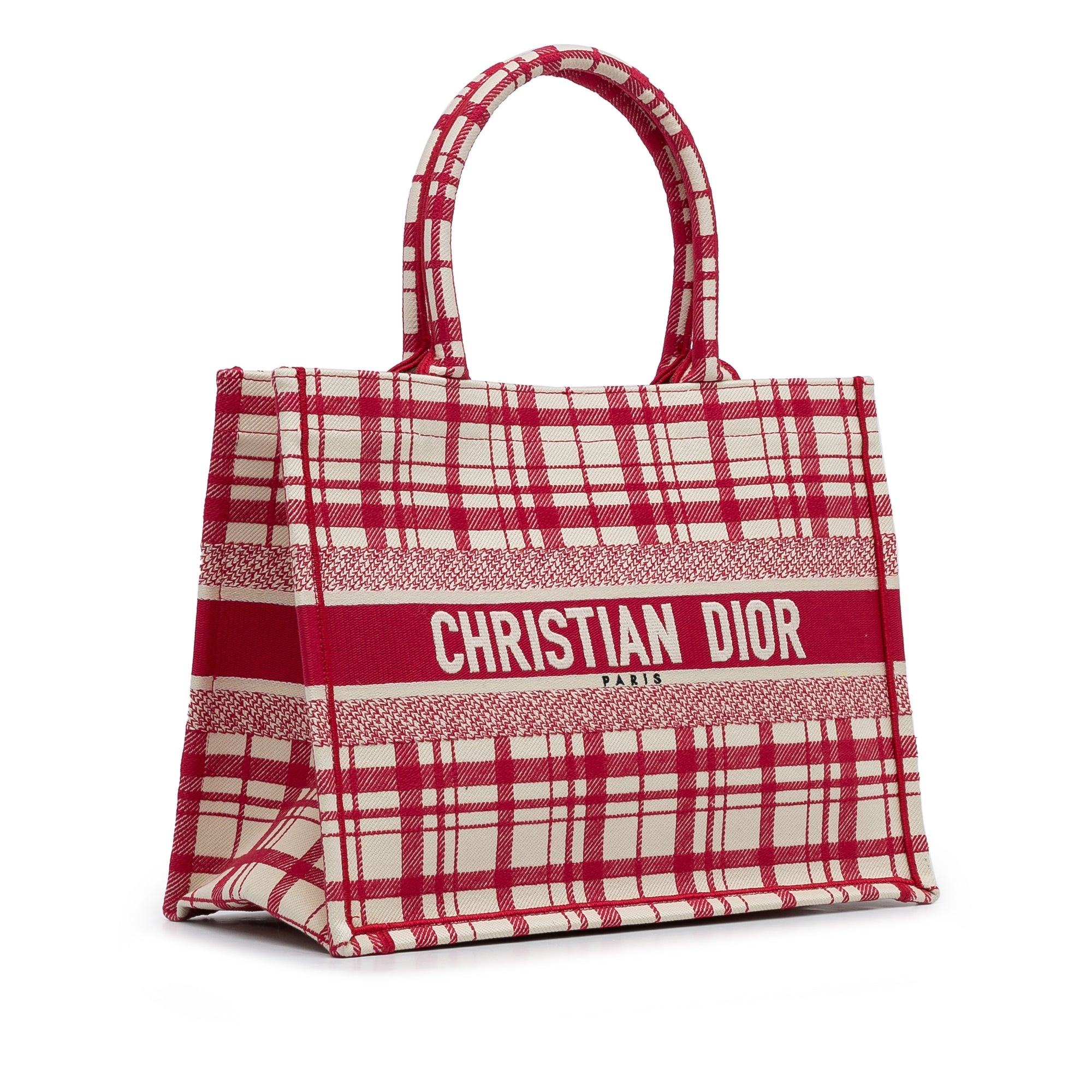 Medium Check'n'Dior Book Tote