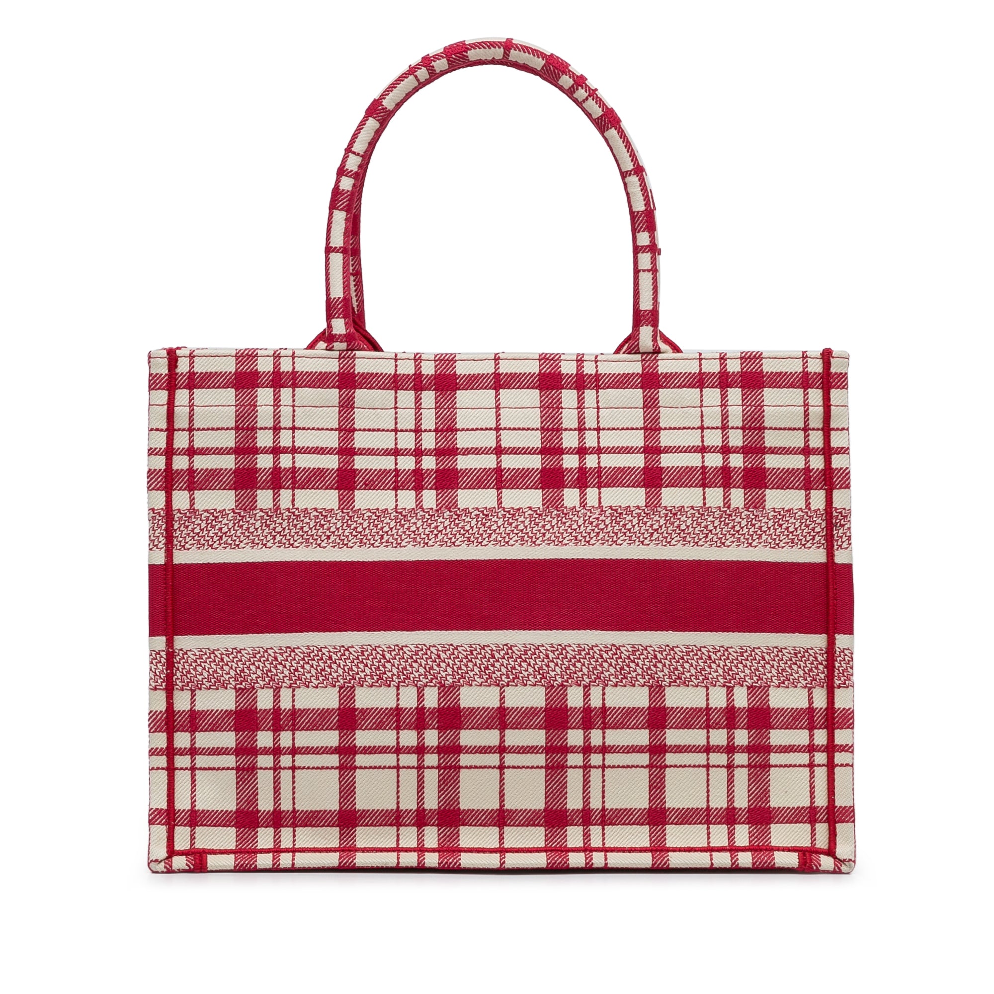 Medium Check'n'Dior Book Tote