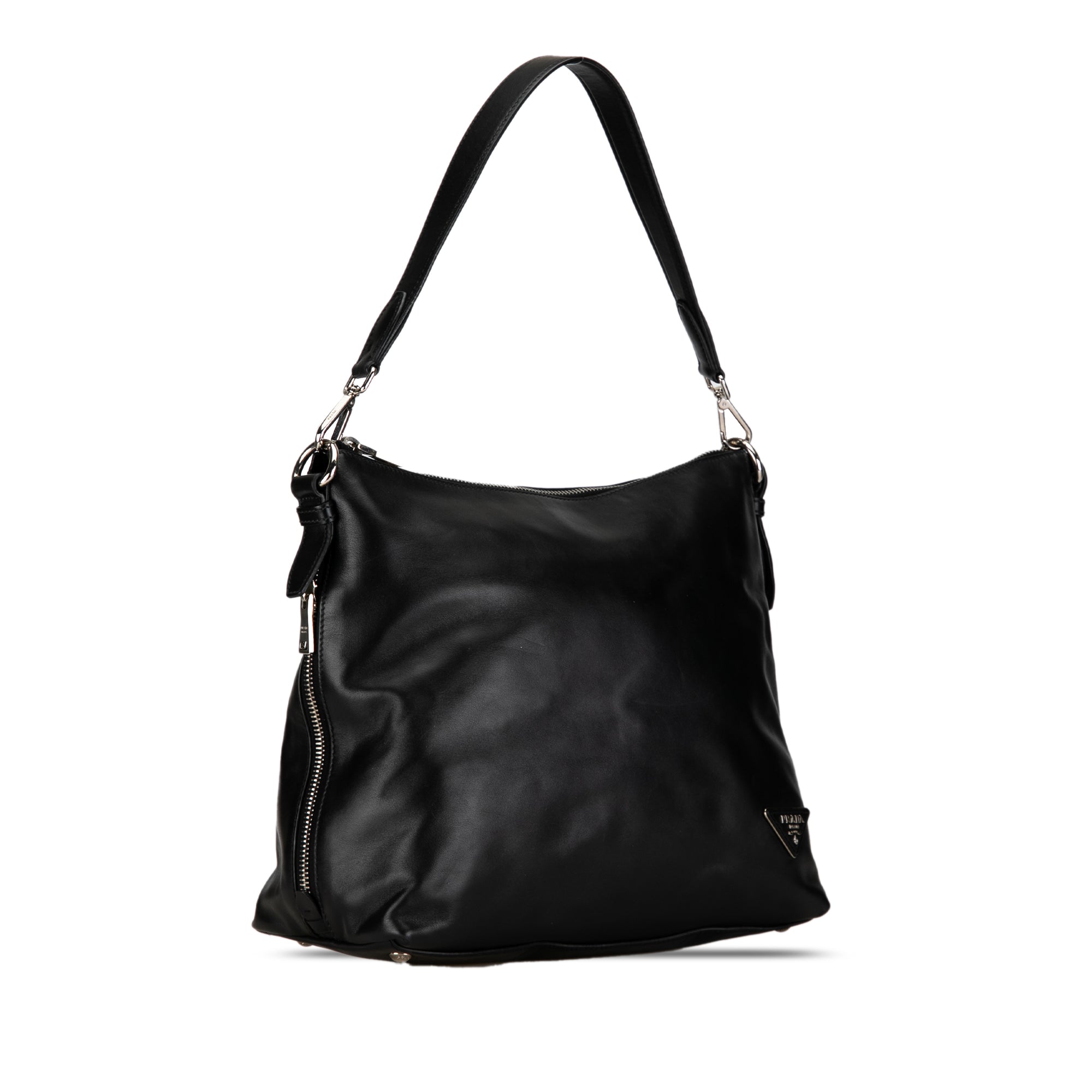 Soft Calf Side Zip Hobo_1