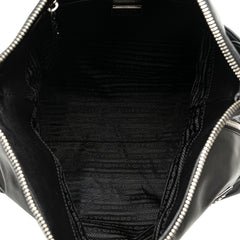 Soft Calf Side Zip Hobo_4