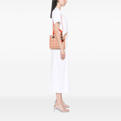 Medium Lambskin Cannage Stitched Lady Dior