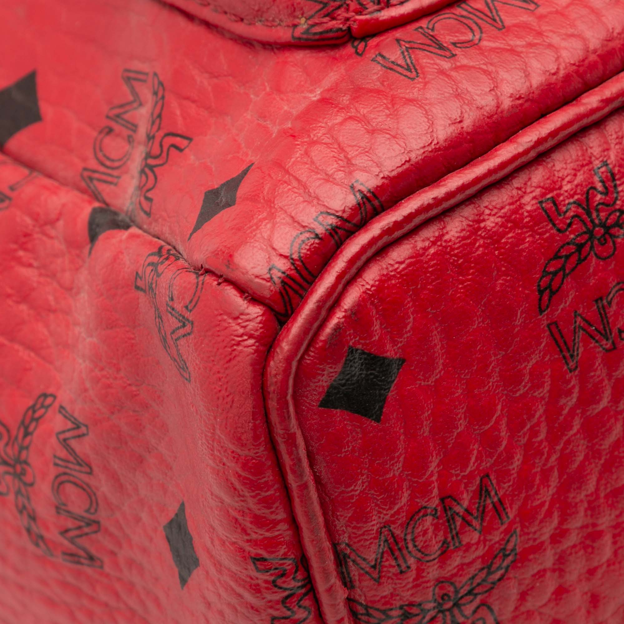 Medium Studded Visetos Coated Canvas Stark Backpack