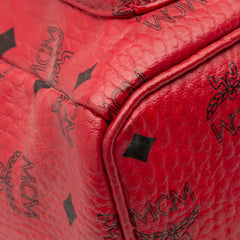 Medium Studded Visetos Coated Canvas Stark Backpack