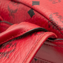 Medium Studded Visetos Coated Canvas Stark Backpack