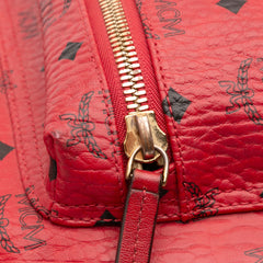 Medium Studded Visetos Coated Canvas Stark Backpack