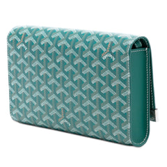 Goyardine Monte Carlo Bois Clutch with Strap