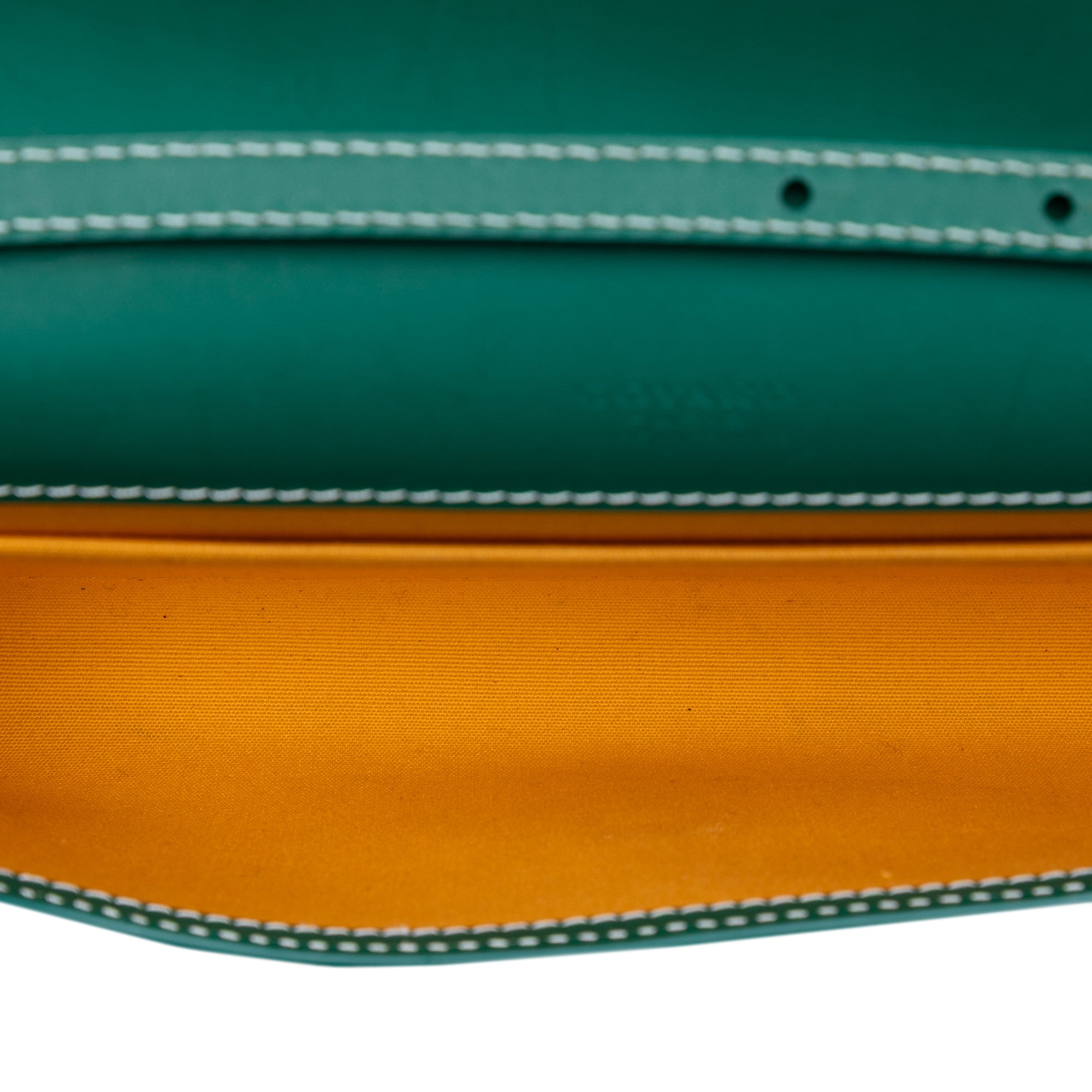 Goyardine Monte Carlo Bois Clutch with Strap