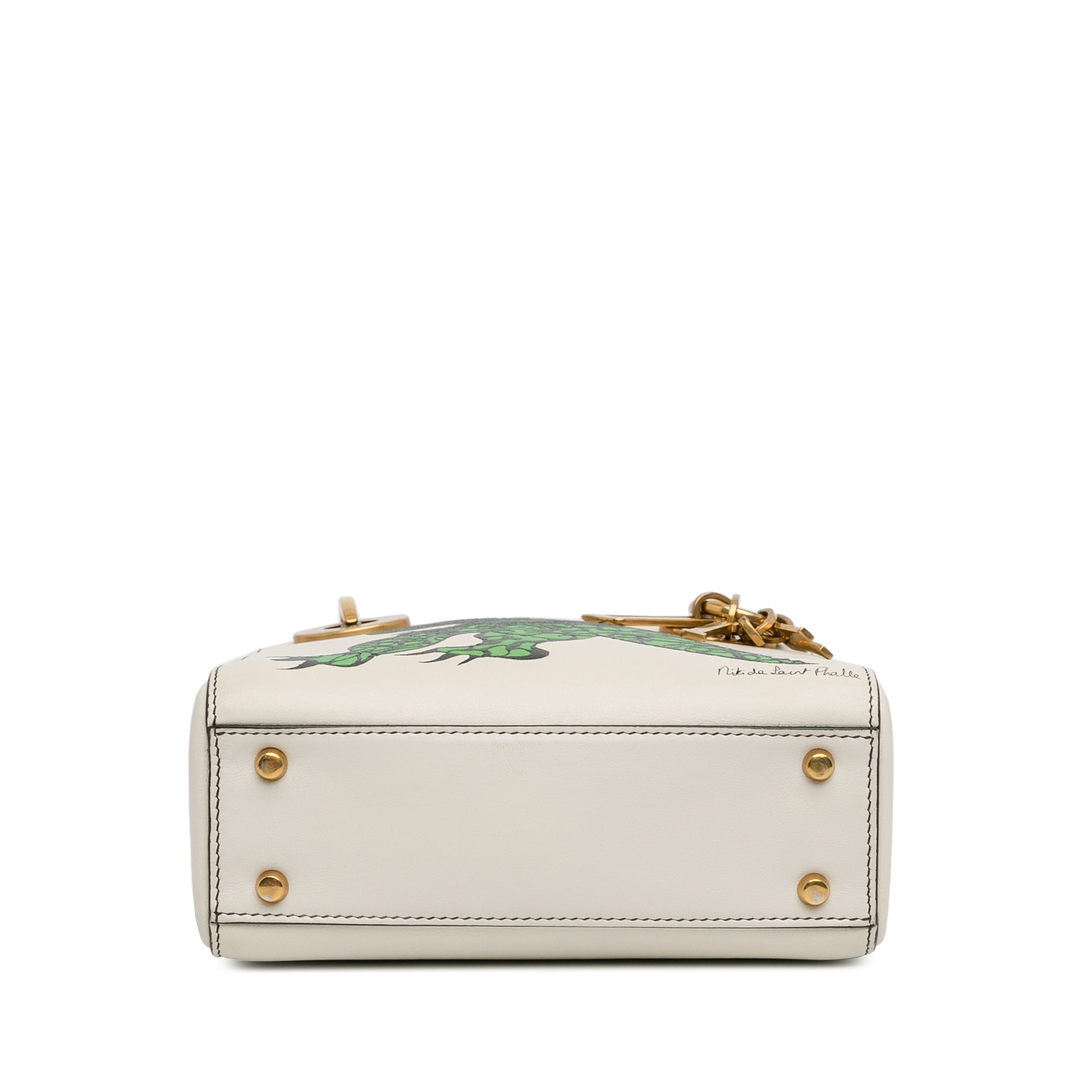 Limited Edition Niki De Saint Phalle Mini Calfskin Dragon Lady Dior