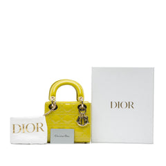 Mini Patent Cannage Lady Dior