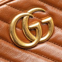 Small GG Marmont Matelasse Leather Crossbody