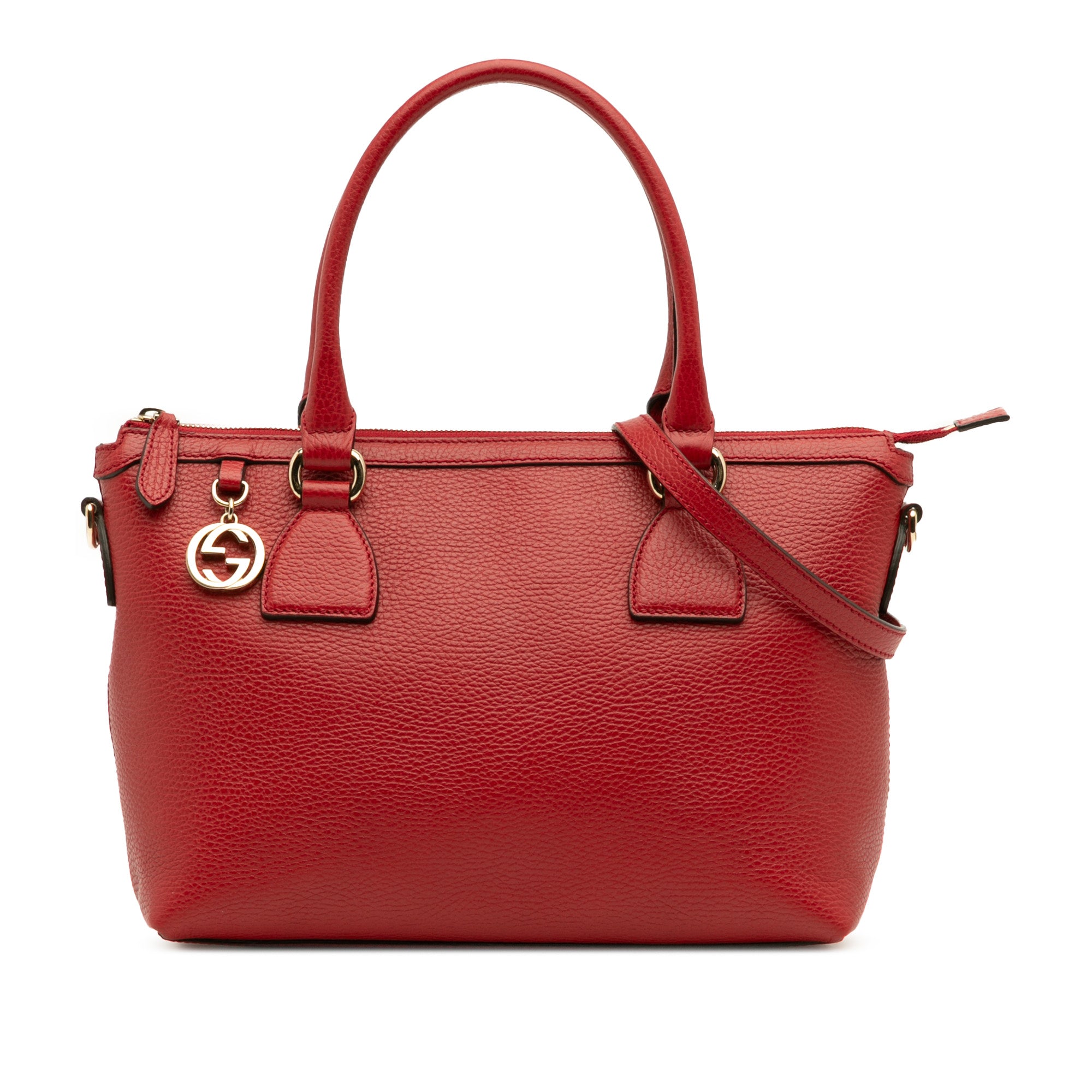Dollar Calfskin GG Charm Satchel