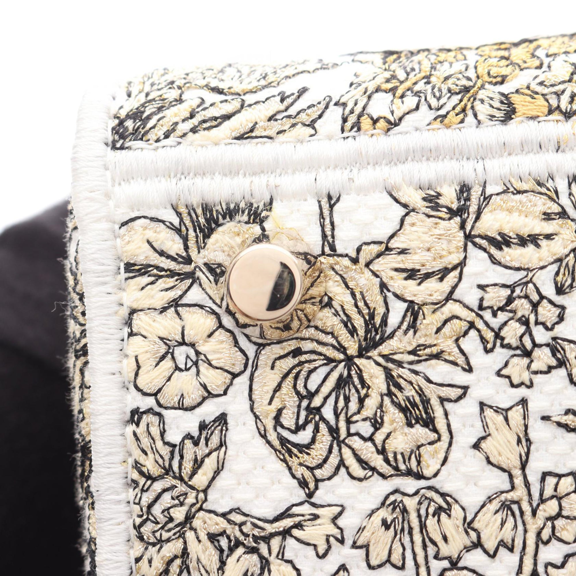 Medium Embroidered Canvas Around The World Stella Lady D Lite