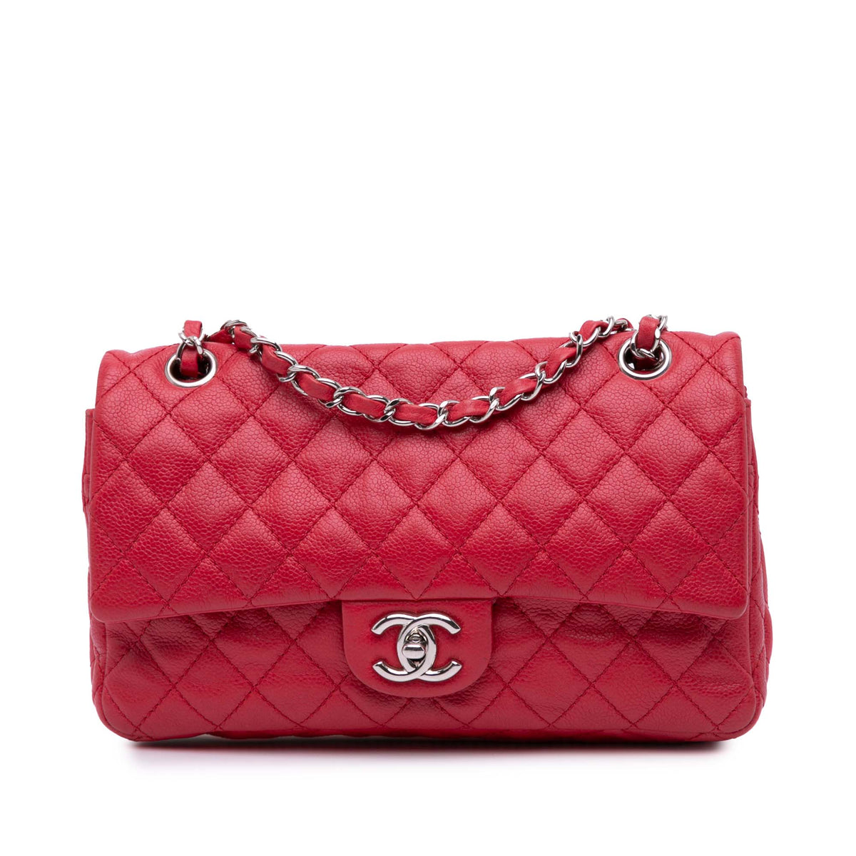 Medium Classic Caviar Double Flap