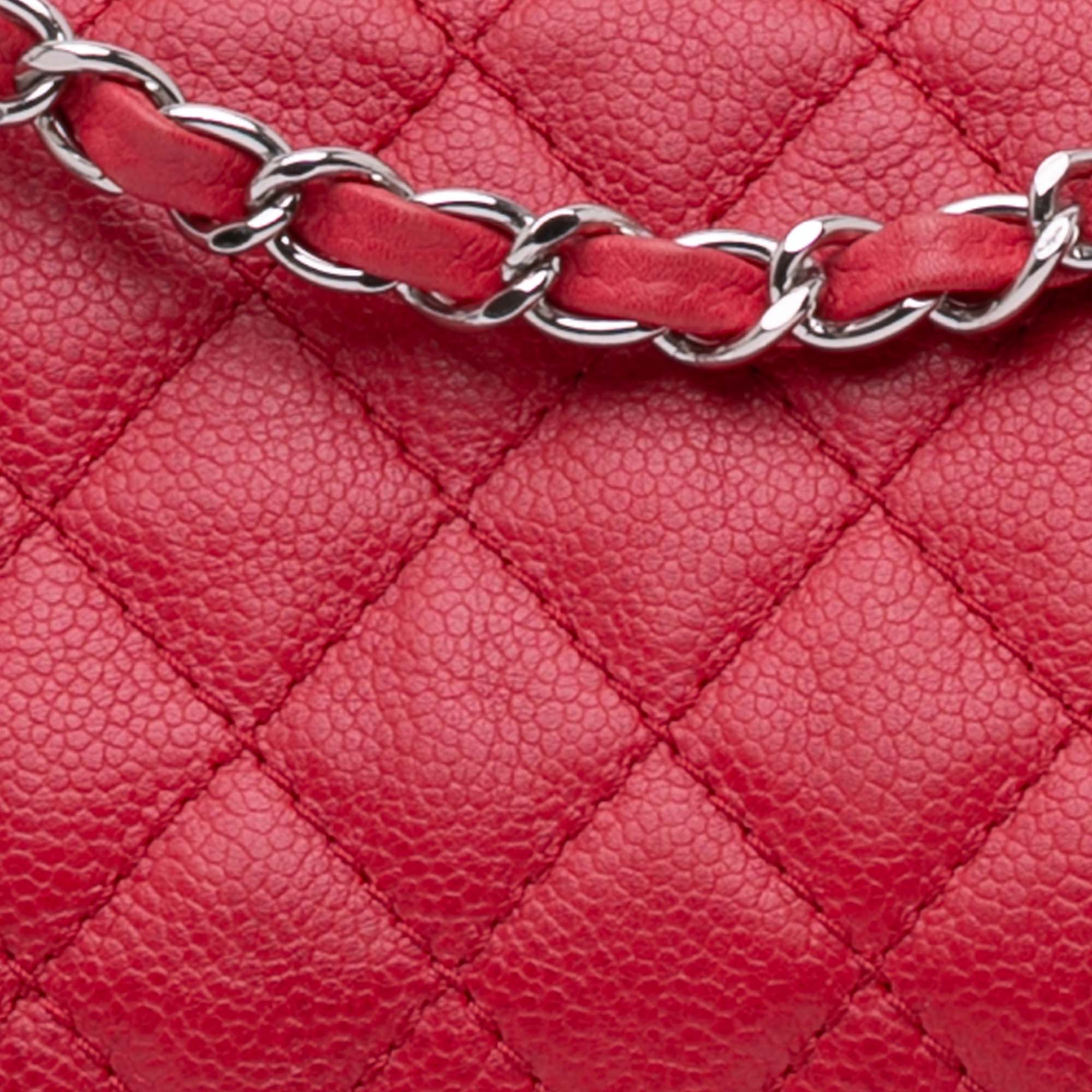 Medium Classic Caviar Double Flap