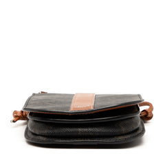 Triomphe Coated Canvas Phone Pouch Flap Crossbody