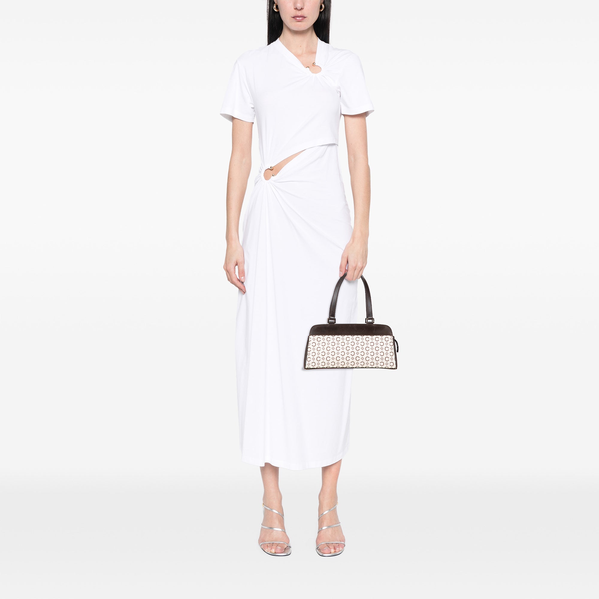 C Macadam Canvas Handbag