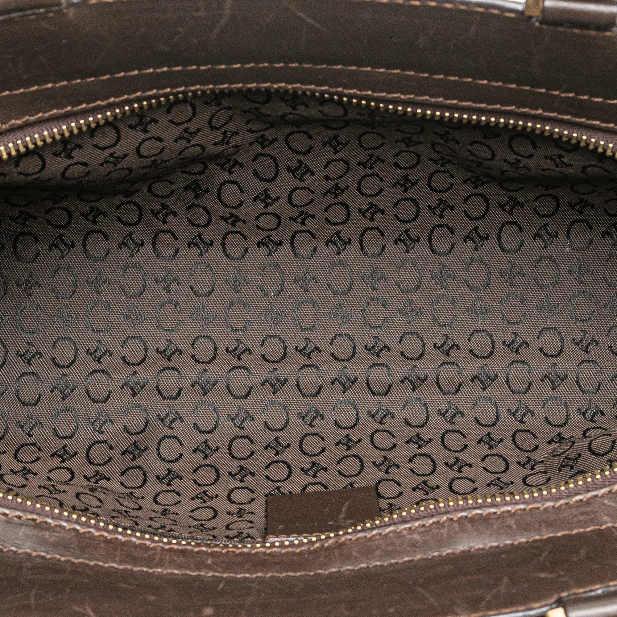 C Macadam Canvas Handbag