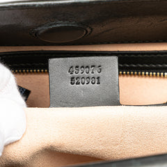 Small Leather Bamboo Nymphaea Satchel
