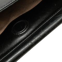 Small Leather Bamboo Nymphaea Satchel