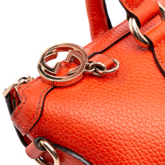 Dollar Calfskin GG Charm Satchel