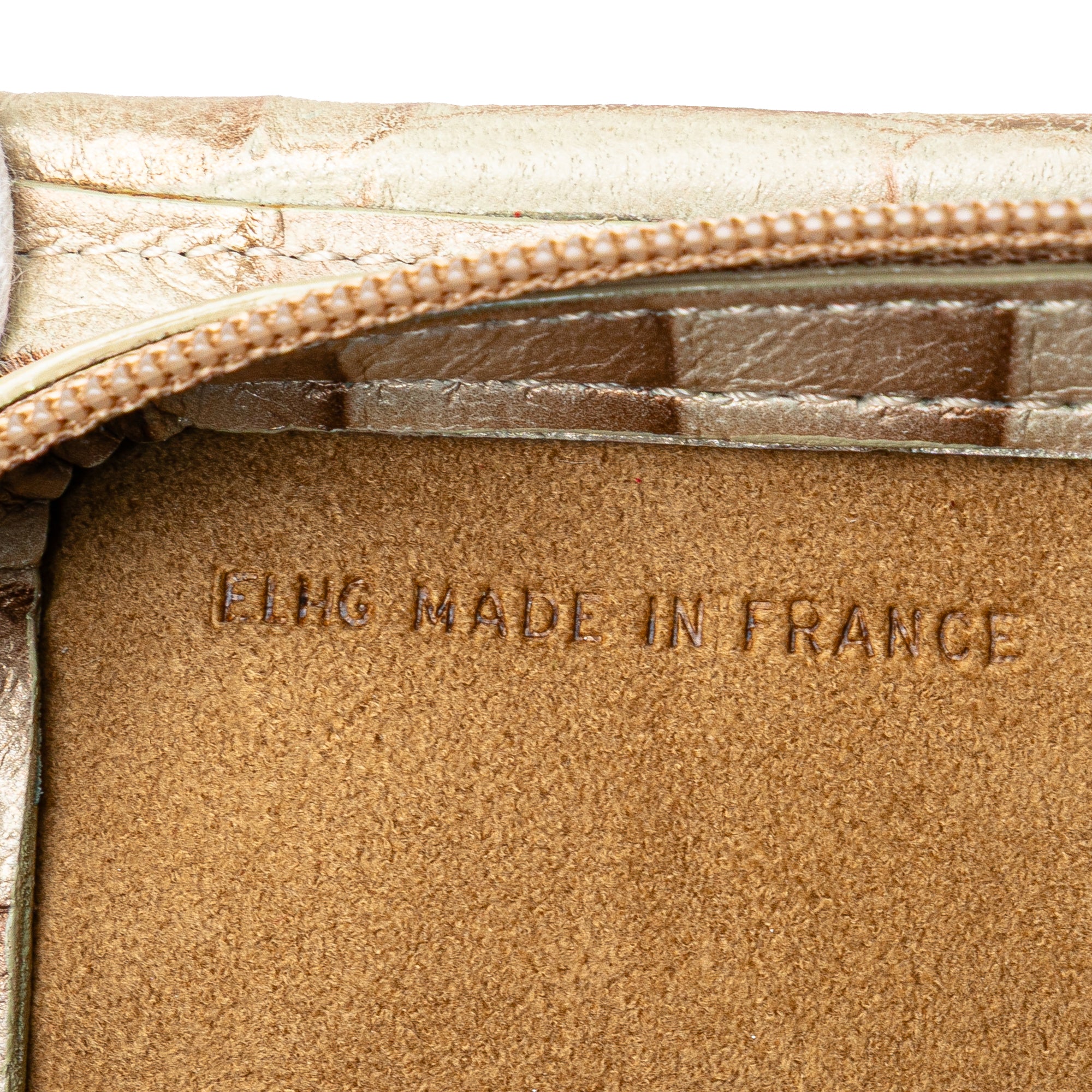 Croc Embossed Lambskin Handbag