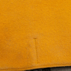 Small Bicolor Suede and Calfskin Vertical Cabas Tote