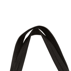 Small Bicolor Suede and Calfskin Vertical Cabas Tote