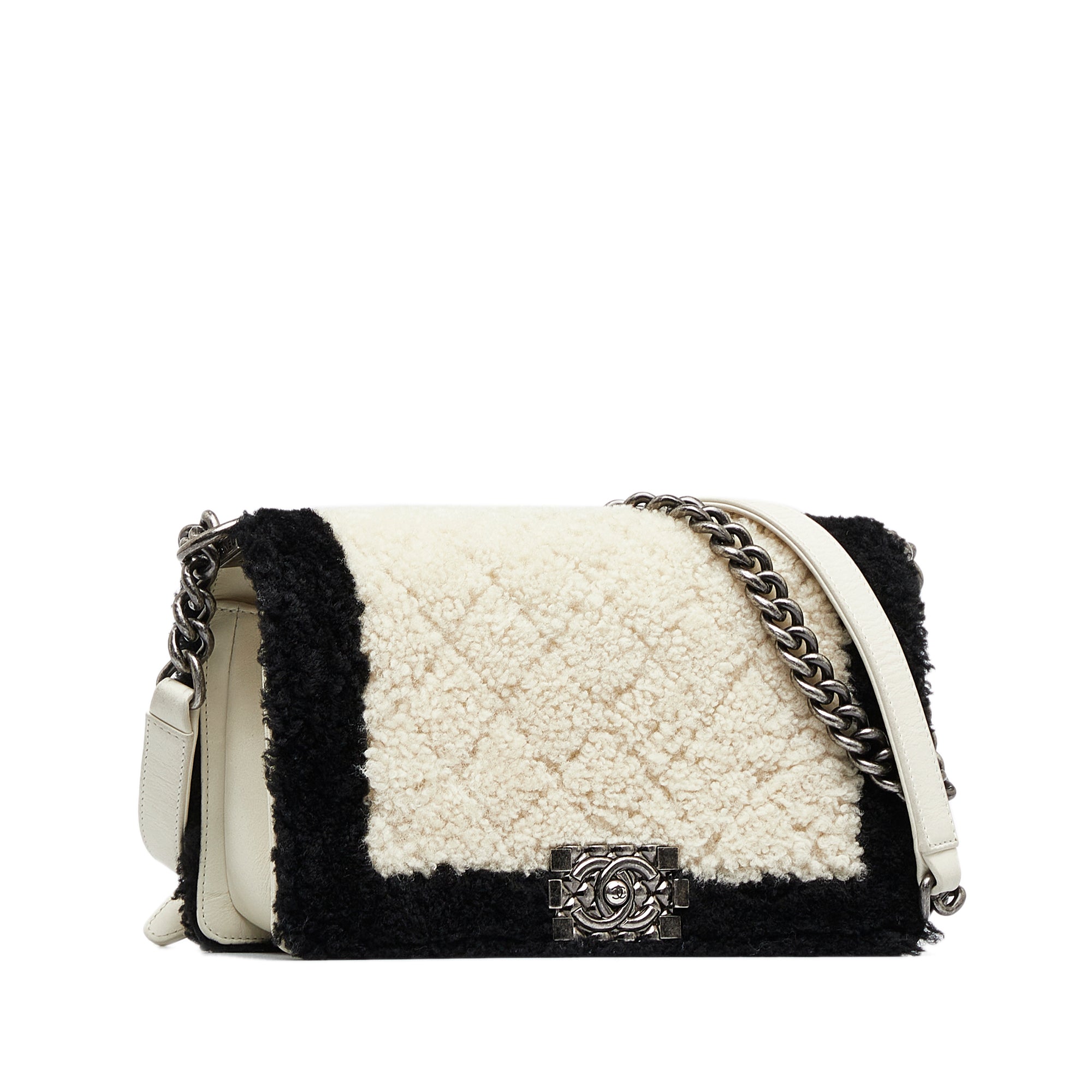 Medium Shearling Boy Flap