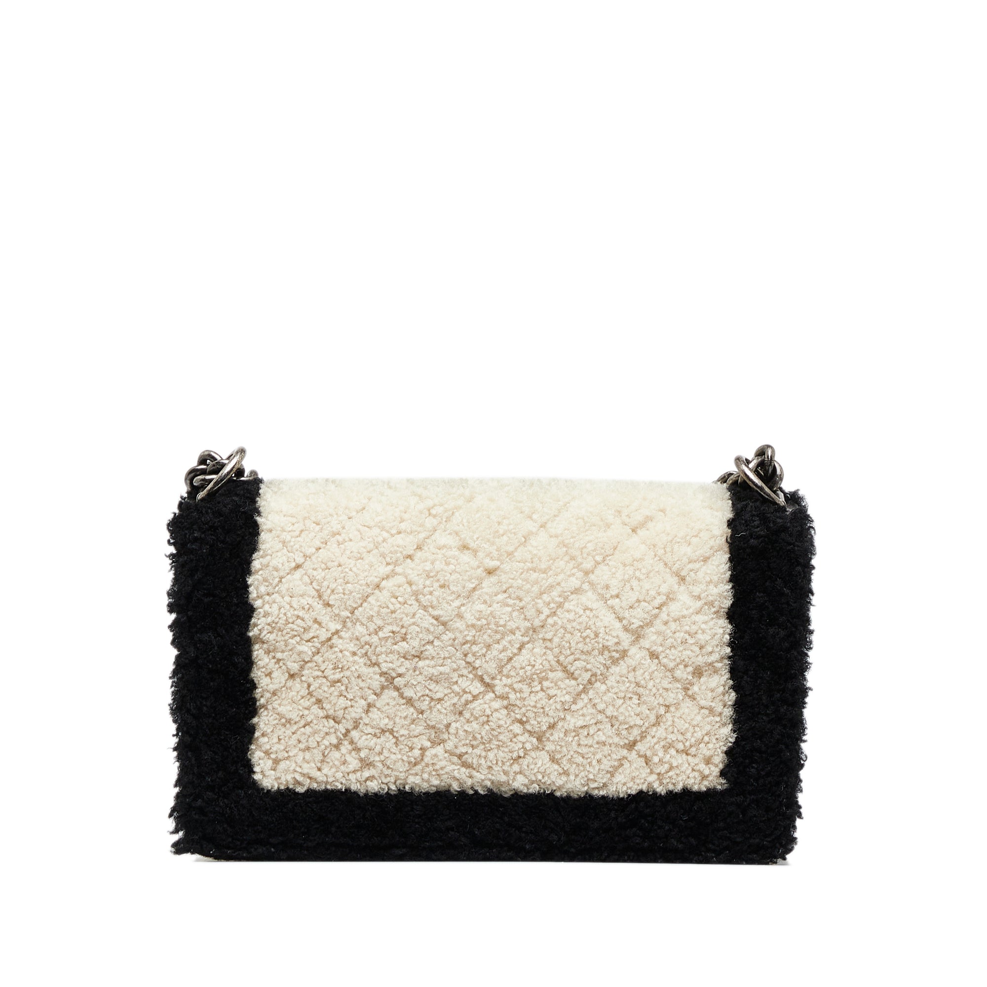 Old Medium Bicolor Shearling Boy Flap