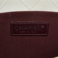 Old Medium Bicolor Shearling Boy Flap