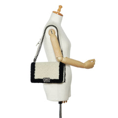 Old Medium Bicolor Shearling Boy Flap