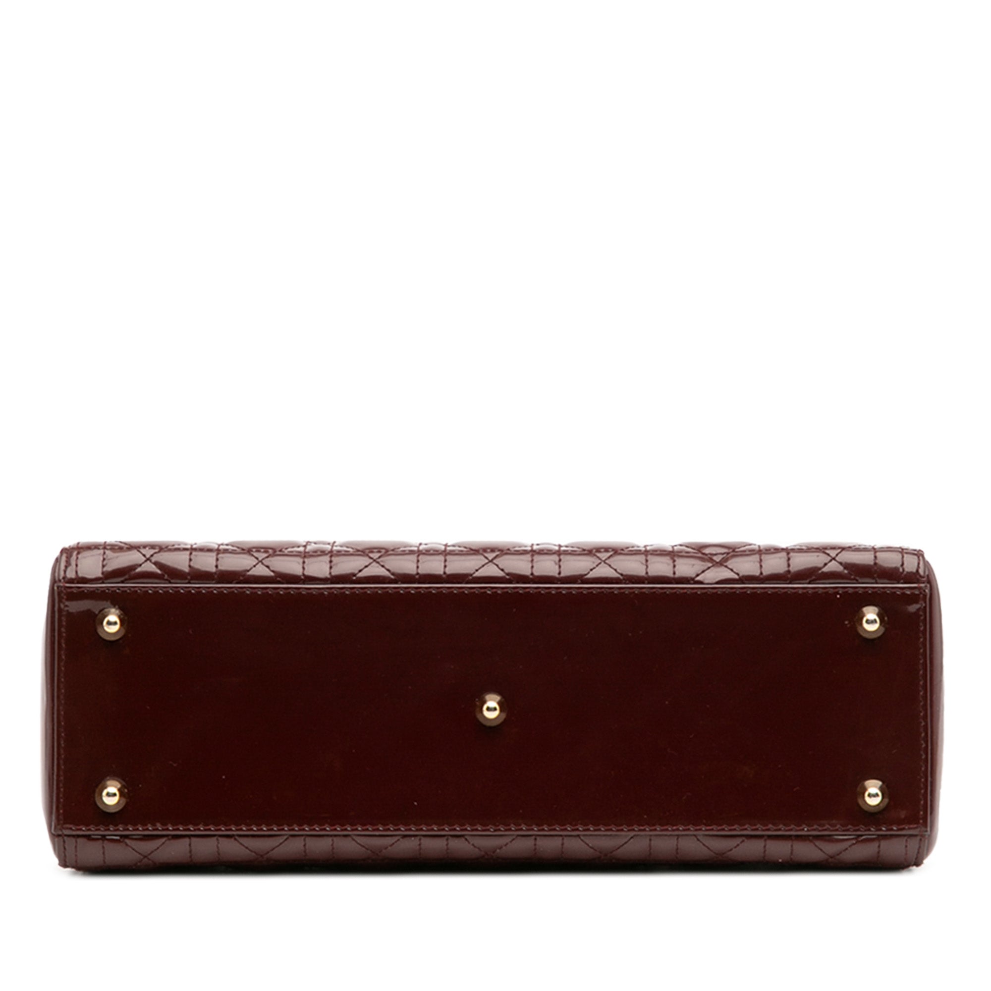 Large Patent Cannage Lady Dior