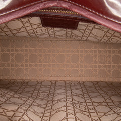 Large Patent Cannage Lady Dior