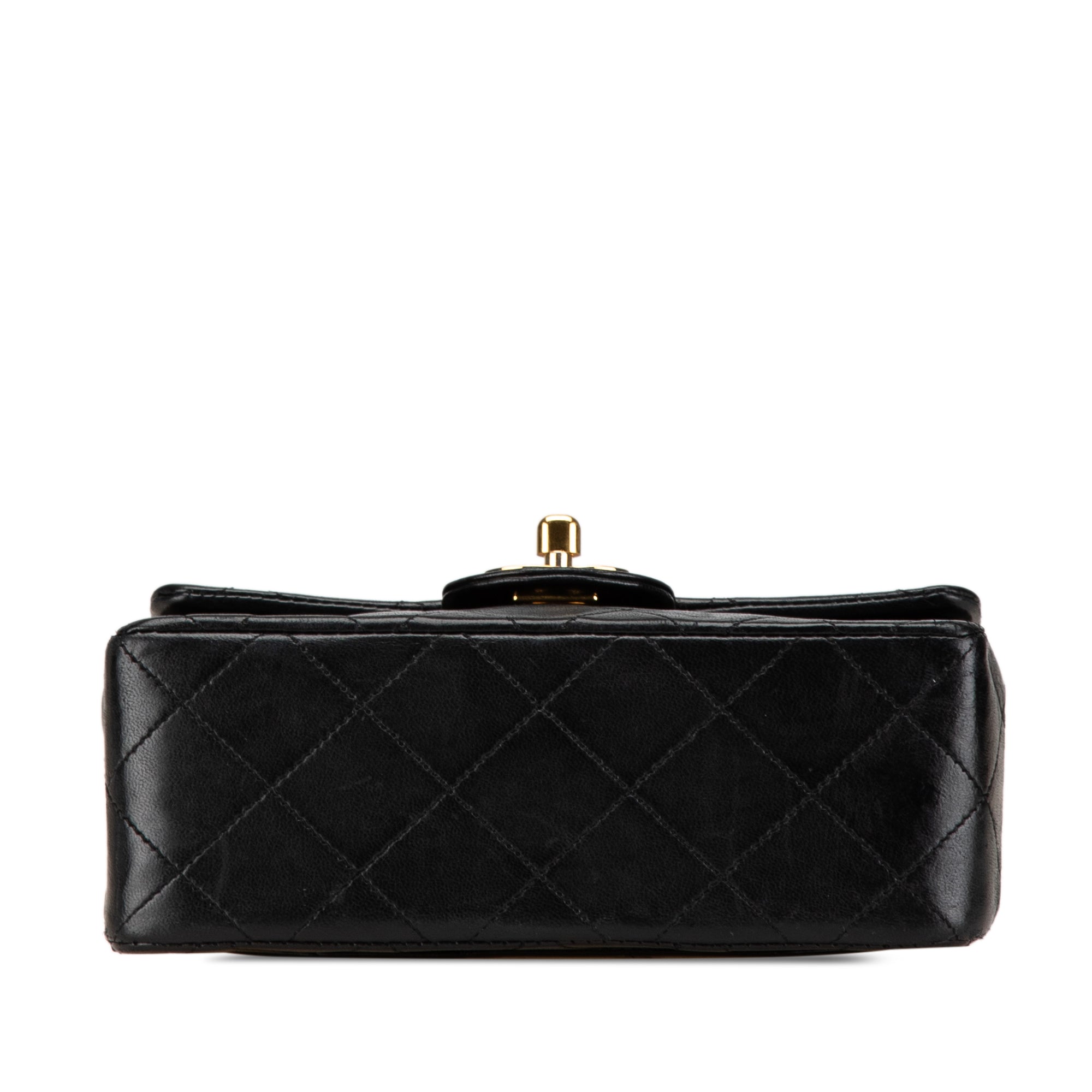 Mini Square Classic Lambskin Single Flap