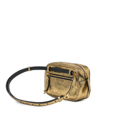 Monogram Metallic Calfskin Matelasse Lou Belt Bag