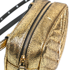 Monogram Metallic Calfskin Matelasse Lou Belt Bag