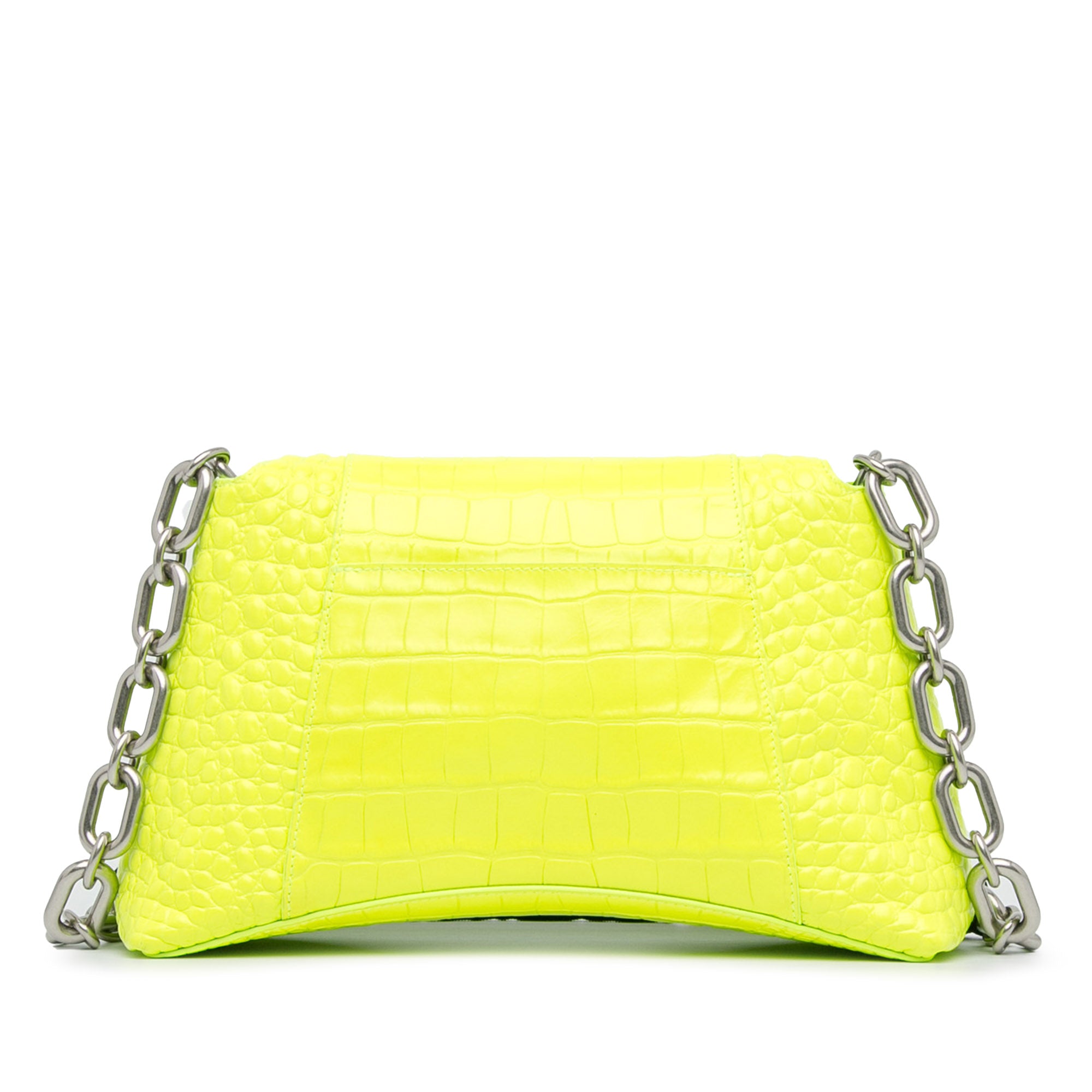 Croc Embossed Downtown Chain Small Shoulder Bag_2