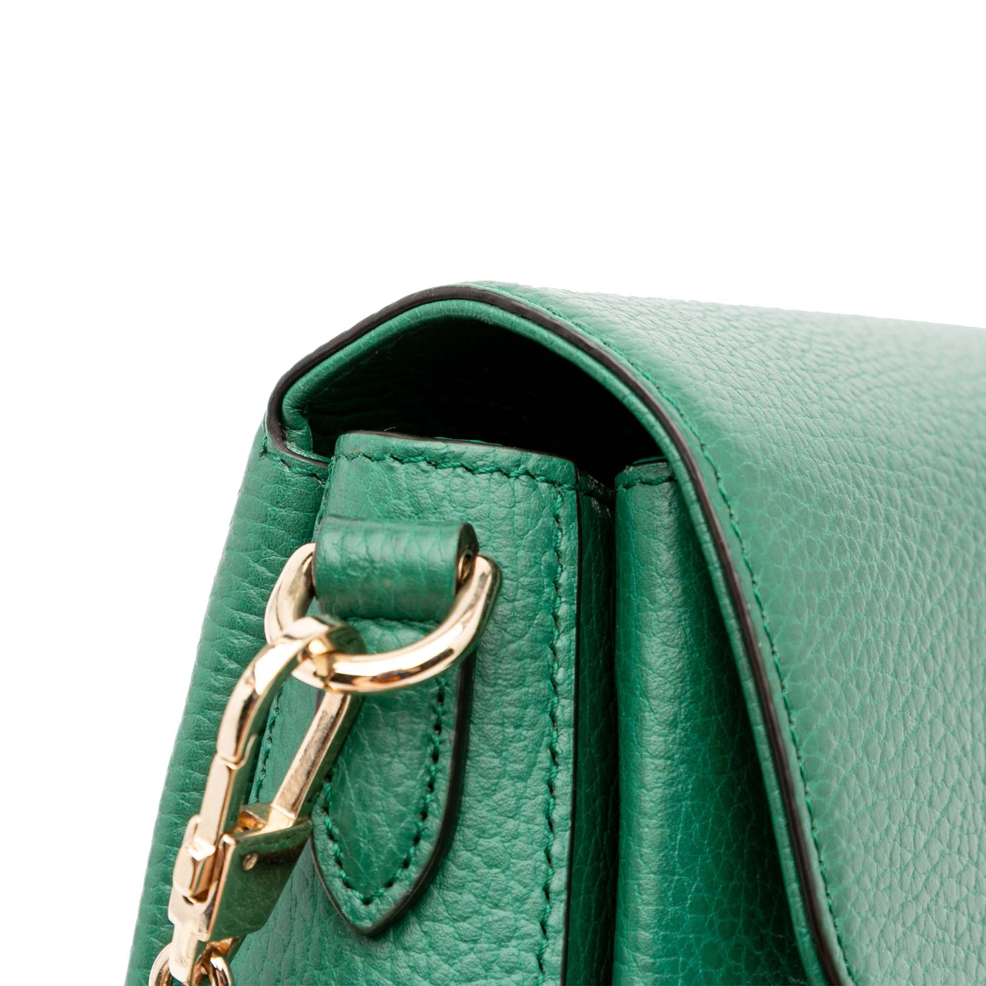Small Dollar Calfskin Interlocking G Crossbody