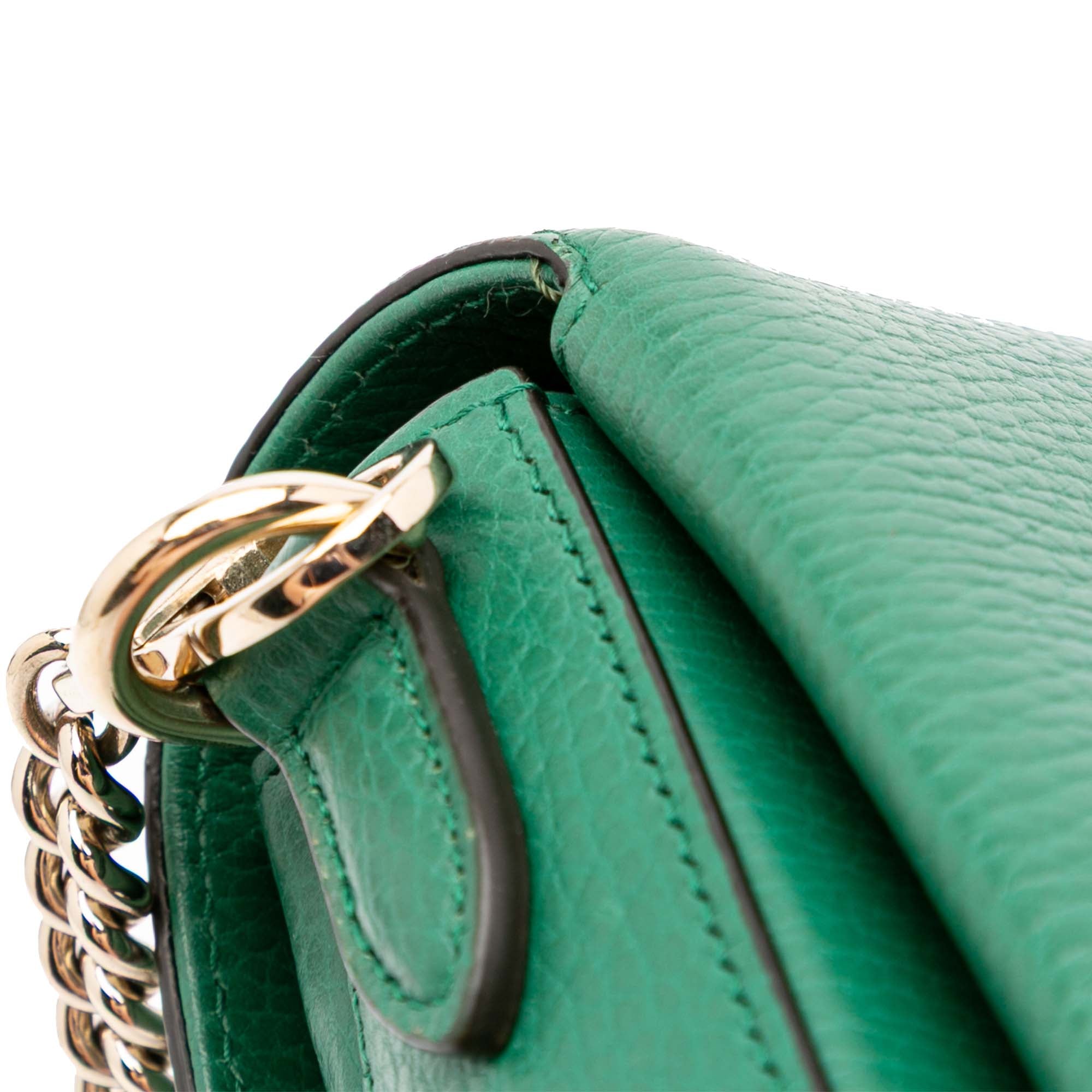 Small Dollar Calfskin Interlocking G Crossbody