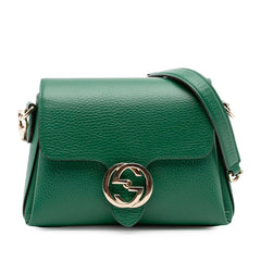 Small Dollar Calfskin Interlocking G Crossbody
