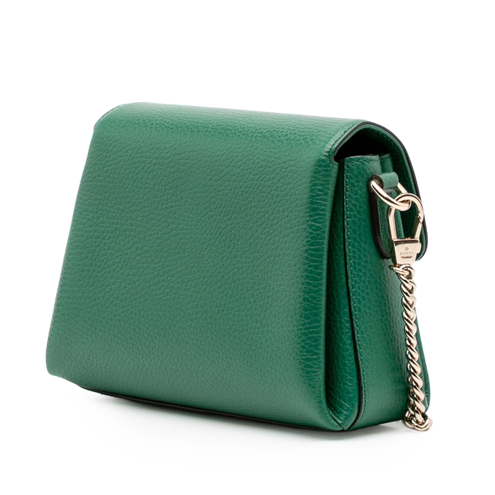 Small Dollar Calfskin Interlocking G Crossbody