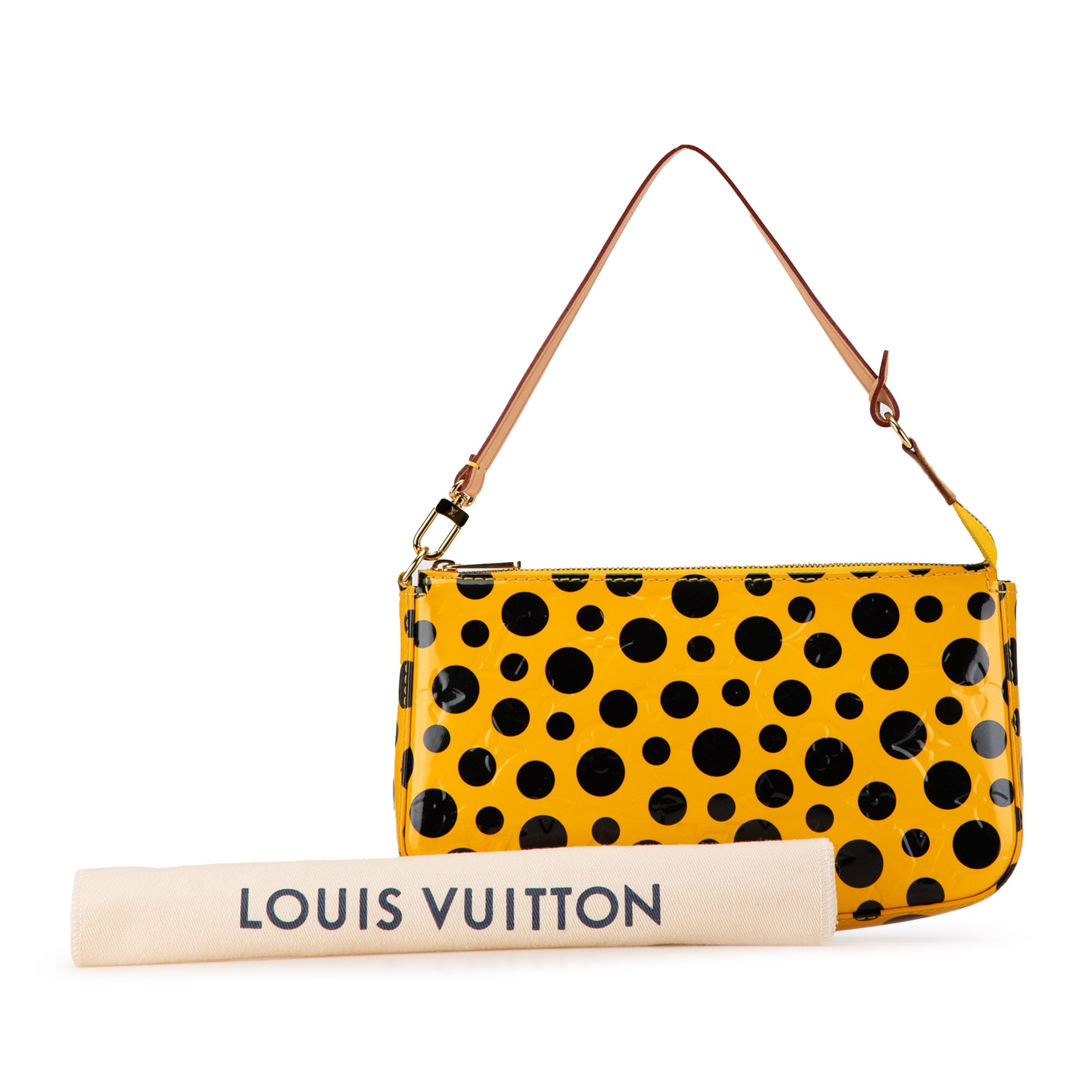 x Yayoi Kusama Monogram Vernis Dots Infinity Pochette Accessoires