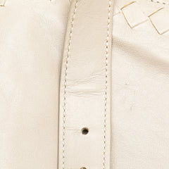 Leather Intrecciato Side Zip Tote